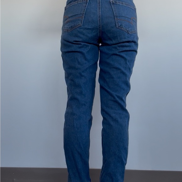 American Eagle Outfitters Women’s Straight Blue Mom Jeans - Picture 2 of 8
